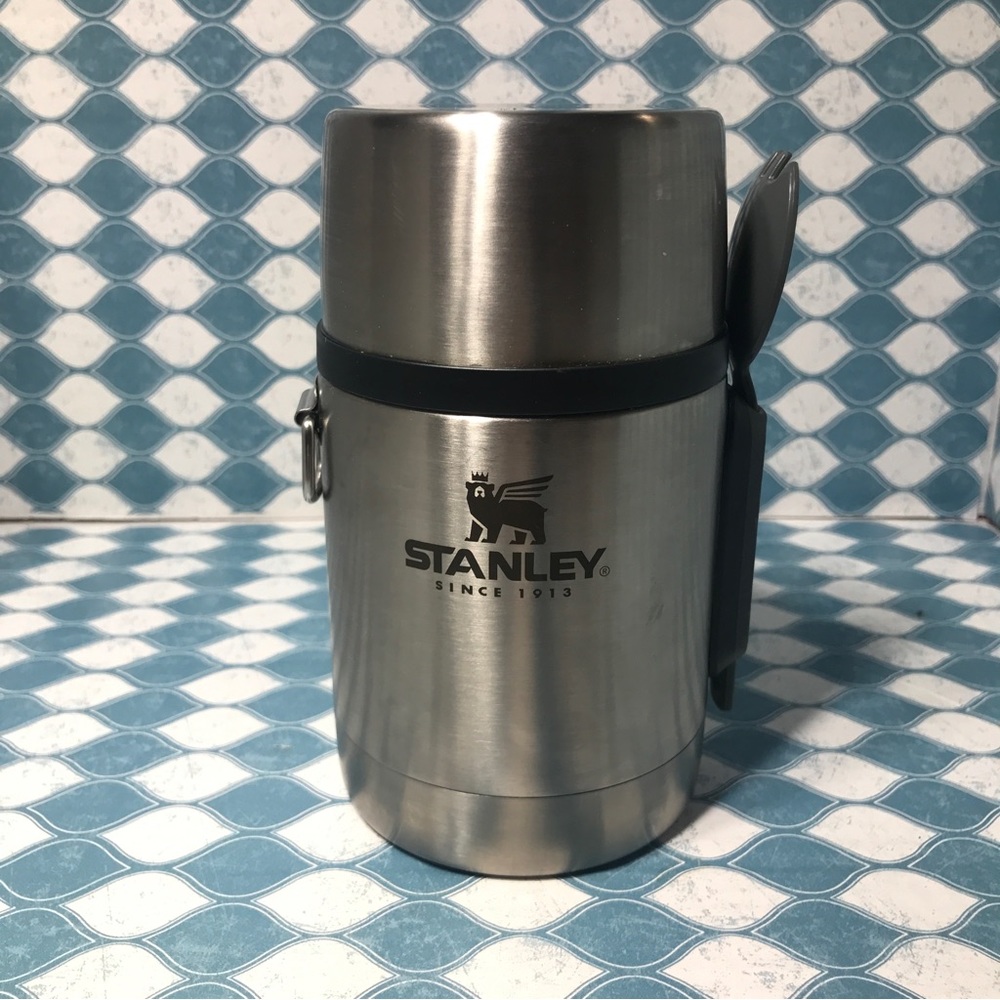 STANLEY Adventure All in One Food Jar Integrated Spork Stainless Steel 18Oz